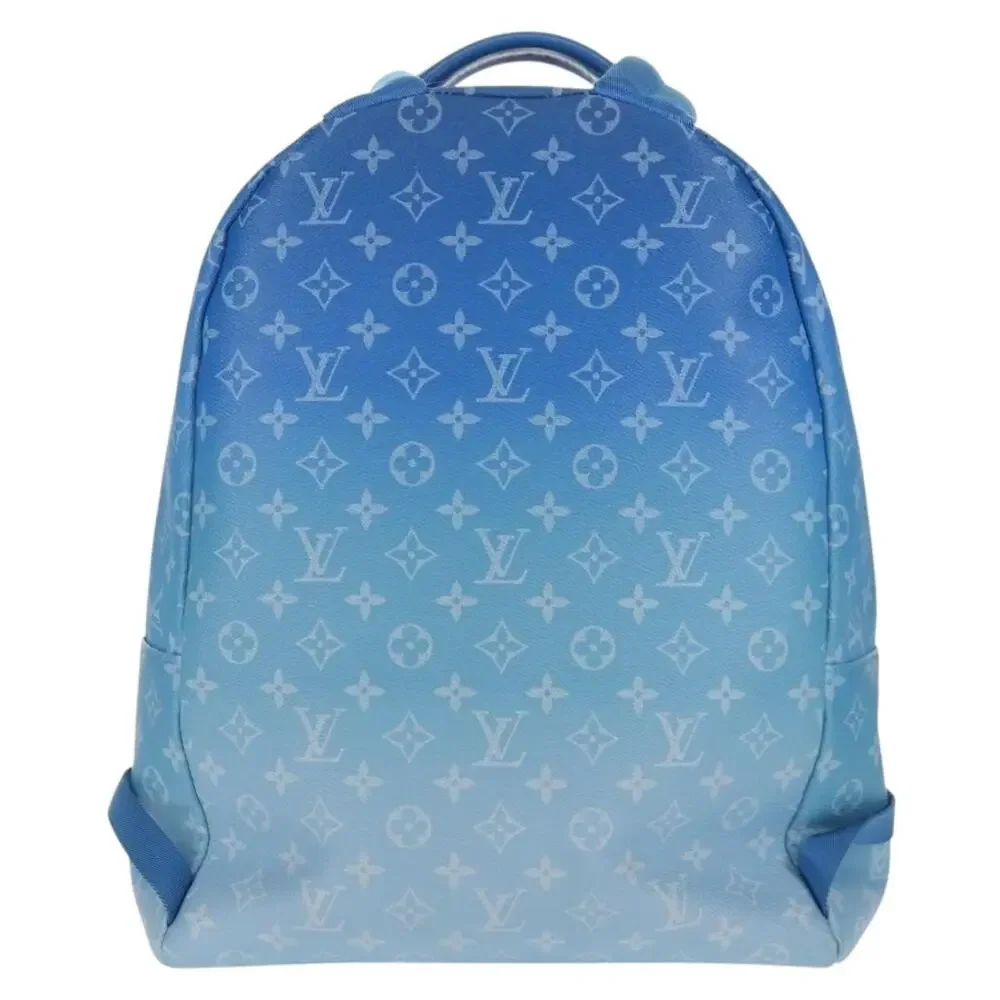Louis Vuitton Monogram Clouds Multi Pocket Backpack Blue